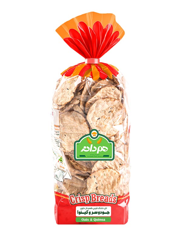 نان چیپسی جودوسر و کینوا